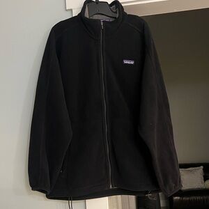 Patagonia Synchilla Black Fleece Zip Up Men's Jacket size L